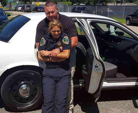 David Dunafan saving lady law enforcement life