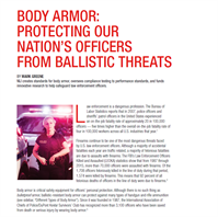 Image for Body Armor:  Protecting Our Nation's Officers From Ballistic Threats