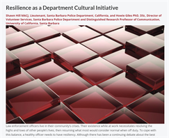 Image for Resilience as a Department Cultural Initiative
