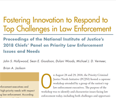 Image for Fostering Innovation to Respond to Top Challenges in Law Enforcement