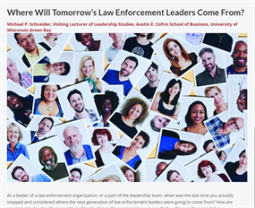 Image for Where Will Tomorrow’s Law Enforcement Leaders Come From?