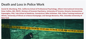 Image for Death and Loss in Police Work