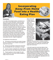 Image for Incorporating Away-From-Home Food Into a Healthy Eating Plan