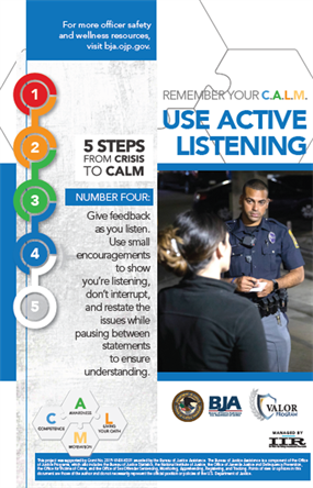 Image for From Crisis to C.A.L.M.—Use Active Listening