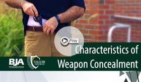 Image for Characteristics of Weapon Concealment