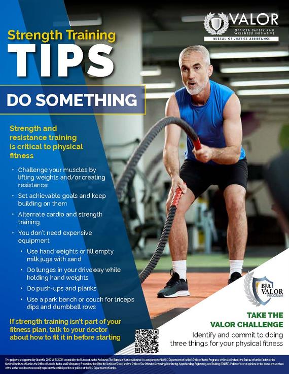 Strength Training Tips Clearinghouse Resource 1532 VALOR for Blue