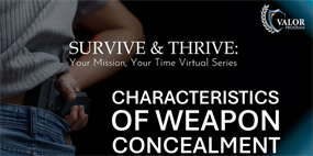 Image for Characteristics of Weapon Concealment
