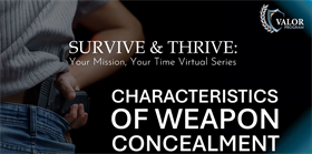 Image for Characteristics of Weapon Concealment