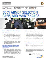 Image for Body Armor Selection, Care, and Maintenance