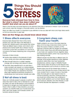 Image for 5 Things You Should Know About Stress