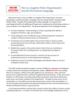 Image for The Los Angeles Police Department's Suicide Prevention Campaign