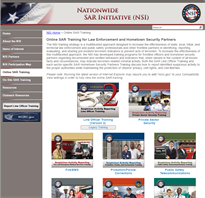 Image for Nationwide SAR Initiative—Online SAR Training for Law Enforcement and Hometown Security Partners
