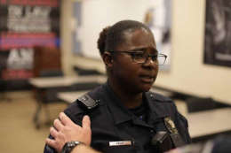 Officers talking about their feelings.